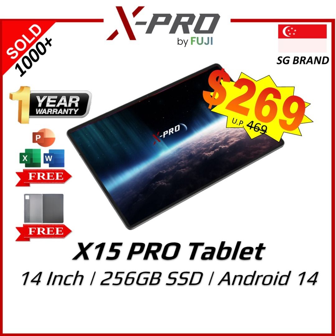 Brand New XPro X15 PRO Tablet- 14 Inch Android Tablet - 24GB RAM ...