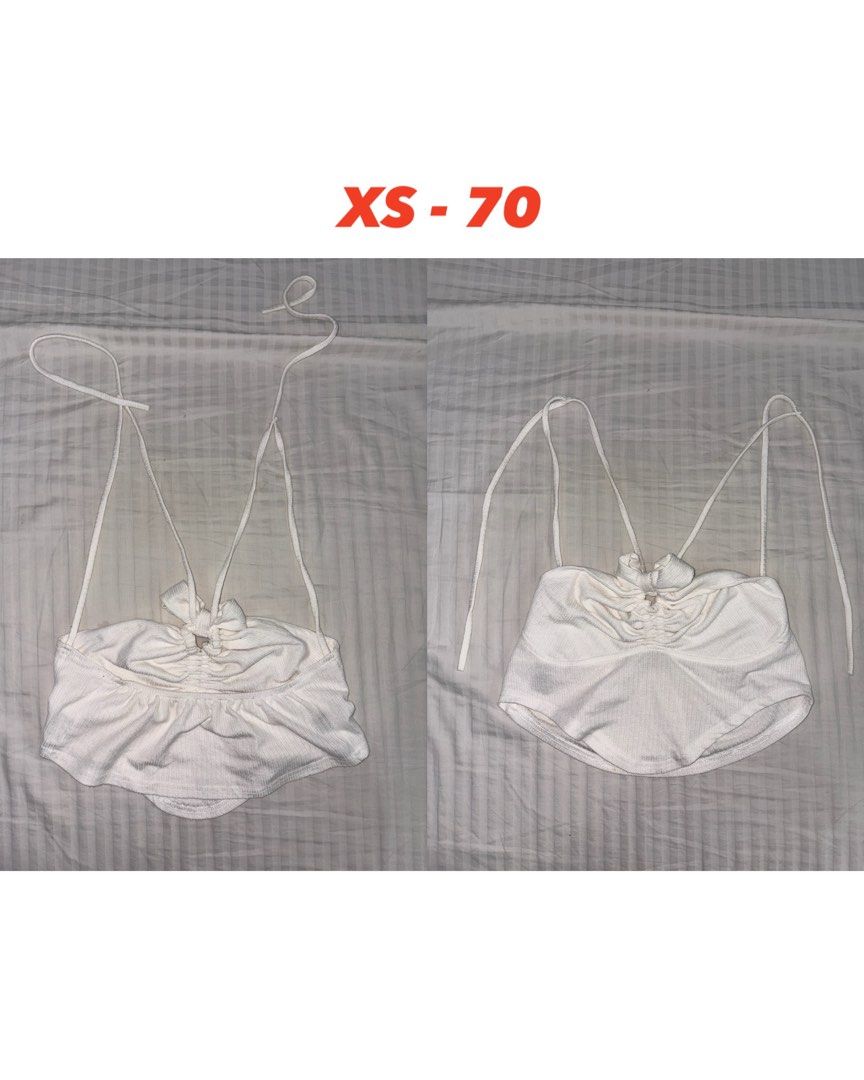BUNDLE OF 4 Night Out Tops (Category: Sleeveless) located in Manila. Submitted by painttherust (Listing ID 1372113917, Image 1). Description: - TAKE ALL = 200 - INDIV PRICES indicated per pic - can negotiate prices .