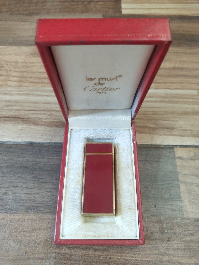 CARTIER lighter original vintage, Antik, Lainnya di Carousell
