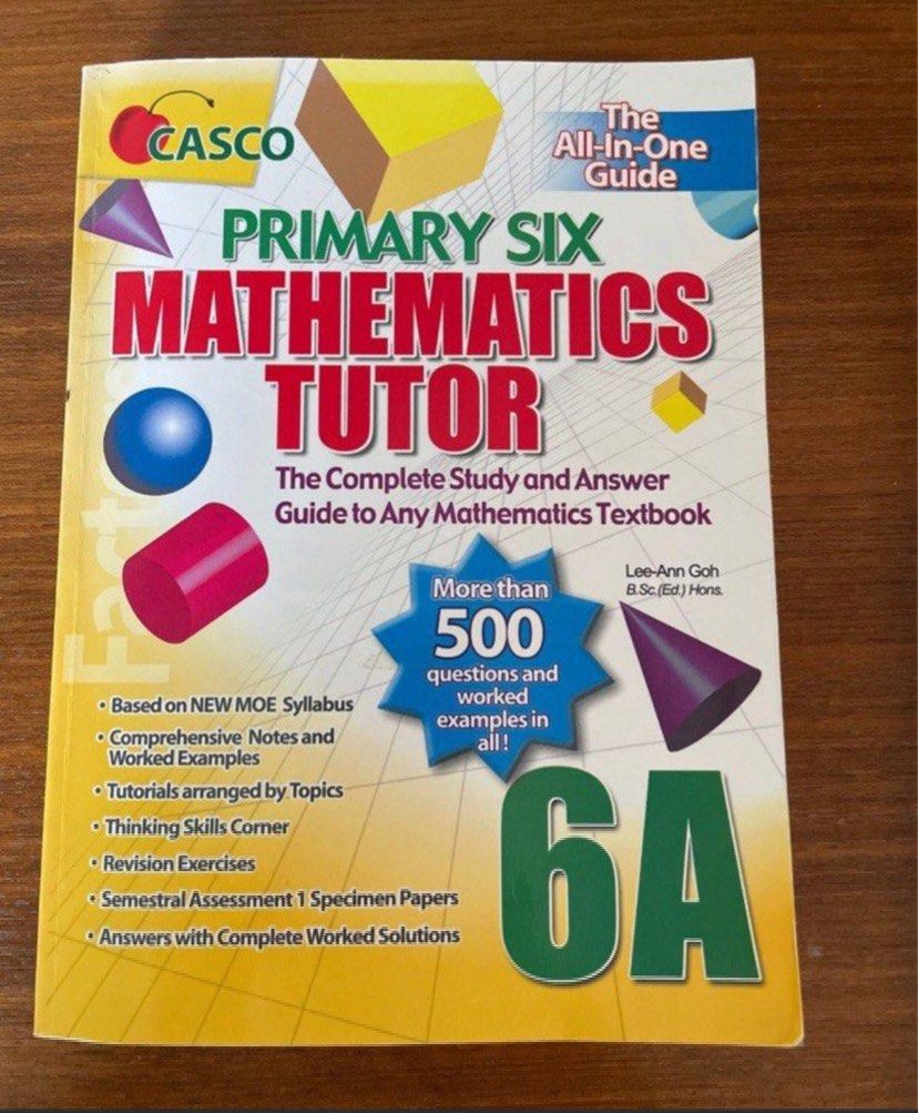 6a Math Project CASCO maths 6A Mathematics exercise 6B, 興趣及遊戲, 書本 & 文具, 補充練習 - Carousell