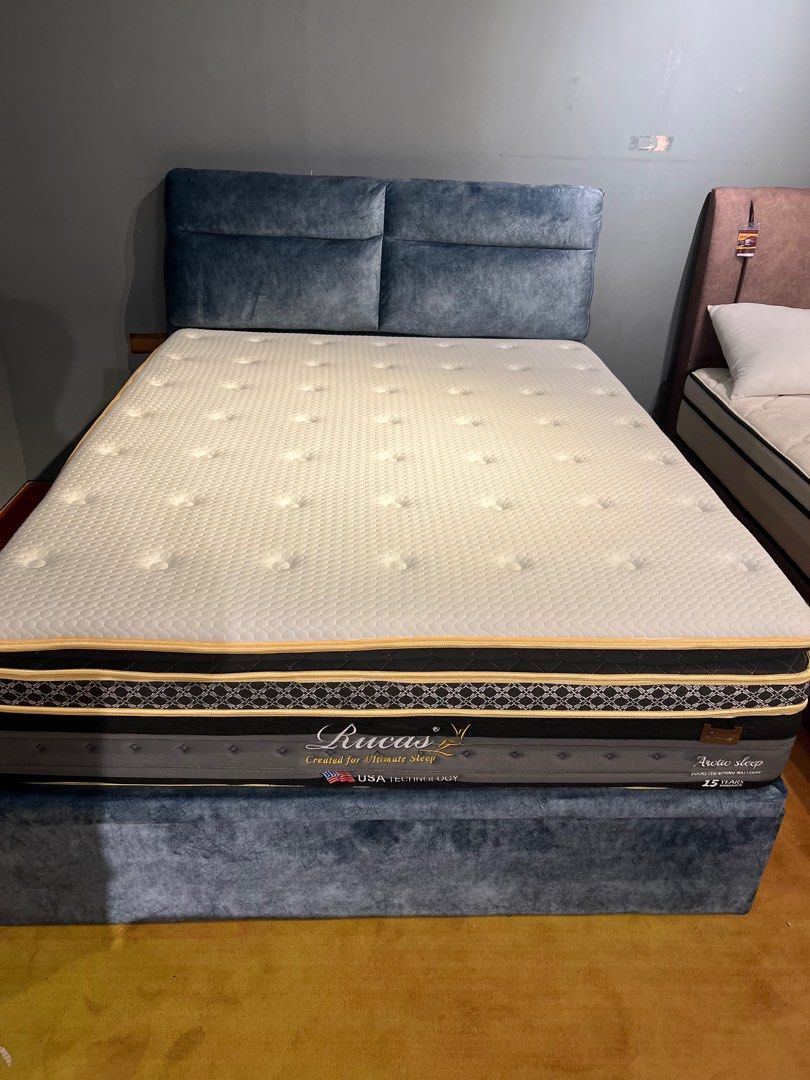 Cheapest queen size storage Bedframe (Category: Garage sale) located in Singapore. Submitted by cheapestinwholeworld (Listing ID 1372133751, Image 1). Description: Price before gst Clearance sales while stock lasts .