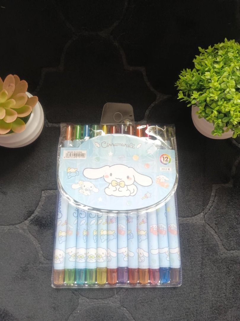 Cinna Twistable Crayon 12pcs/set (Category: Everything Else Others) located in Quezon City. Submitted by abc2_online_shop (Listing ID 1372240196, Image 1). Description: Cinna Twistable Crayon 12pcs/set Location: Fairview, QC MOP: GCash, Paymaya, Bank Transfer.