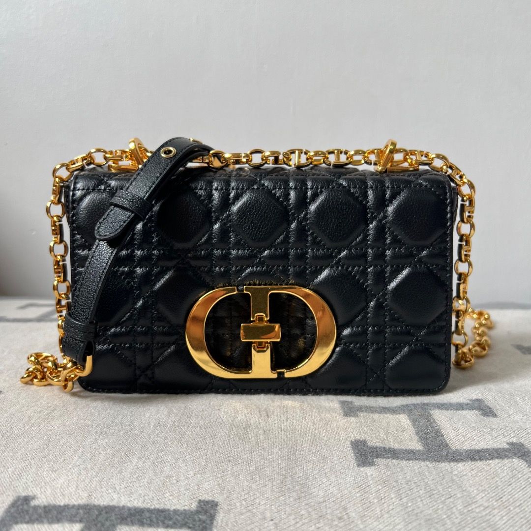 Dior Caro Small Black Cannage Bag (Category: Luxury Bags & Wallets) located in Antipolo. Submitted by chanchimj (Listing ID 1372135282, Image 3). Description: .