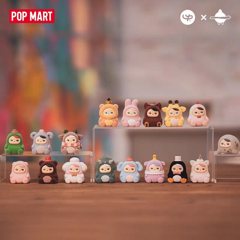 EXCLUSIVE! POPMART] POPMART PUCKY ANIMAL BEANIES SERIES FULL SET