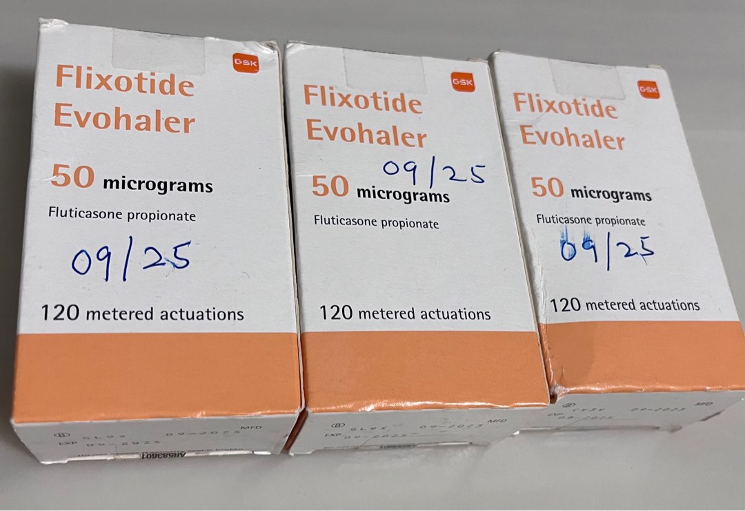 For Asthma : Flixotide Evohaler - preventer inhaler, Health & Nutrition ...