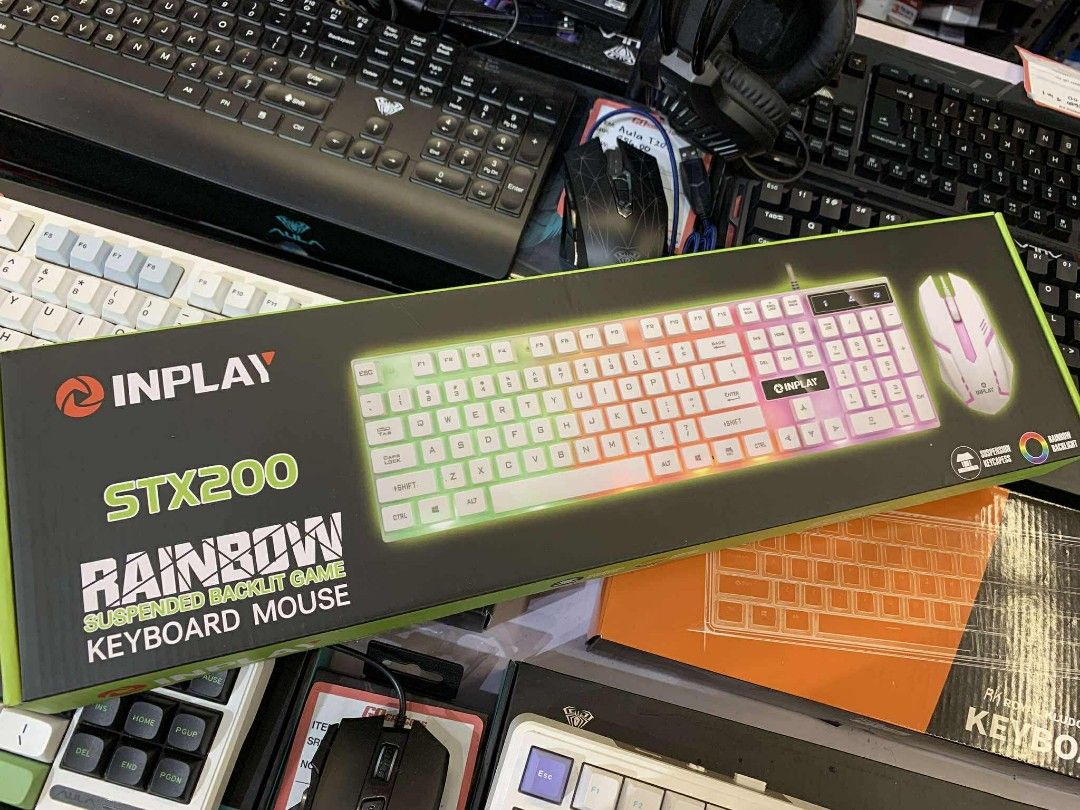 Inplay STX200 Rainbow Backlight Keyboard and Mouse Combo White (Category: Computer Keyboard) located in Makati City. Submitted by slaccessoriesshop (Listing ID 1372234839, Image 3). Description: Inplay STX200 Rainbow Backlight Keyboard and Mouse Combo White 💥 ELECTRONICS, COMPUTER ACCESSORIES AND APPLIANCES 💥 All Items - Original / Brand New / Sealed We issue SALES INVOICE With WARRANTY RECEIPT With TECHNICAL SUPPORT Accepting BULK ORDERS We ar