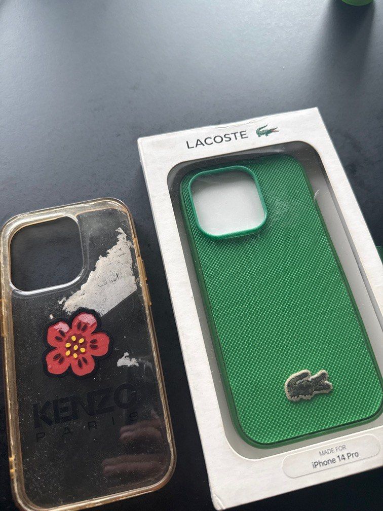 Iphone 14 pro case (Category: Cases & Sleeves) located in Makati City. Submitted by fardis (Listing ID 1372178188, Image 2). Description: Iphone 14 pro case Lacoste and kenzo Selling for 1500 for both.