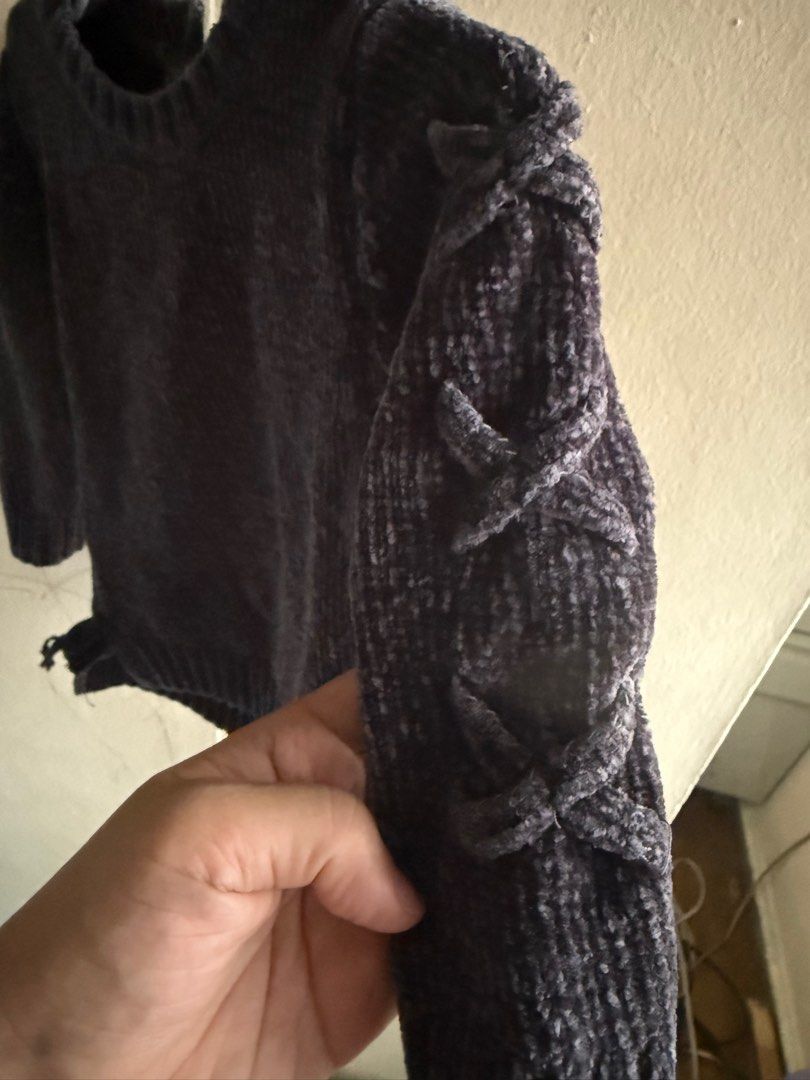 Jessica Simpson Knitted Cardigan - 18M (Category: Babies & Kids Fashion) located in Mandaluyong City. Submitted by accessoriesinc (Listing ID 1372184772, Image 2). Description: Size: 18M Knitted Cardigan with nice details on the sleeves.