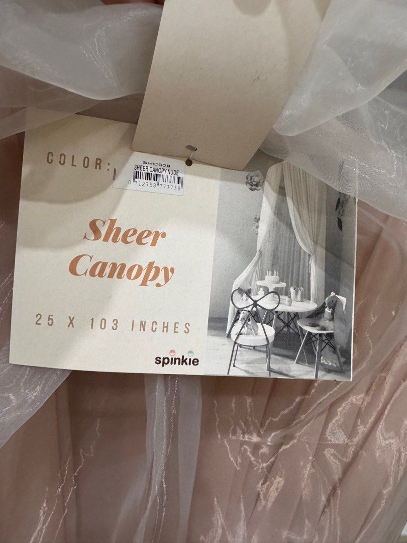 Kept Unused Spinkie Sheer Canopy Nude Kids Room, Babies & Kids, Baby ...