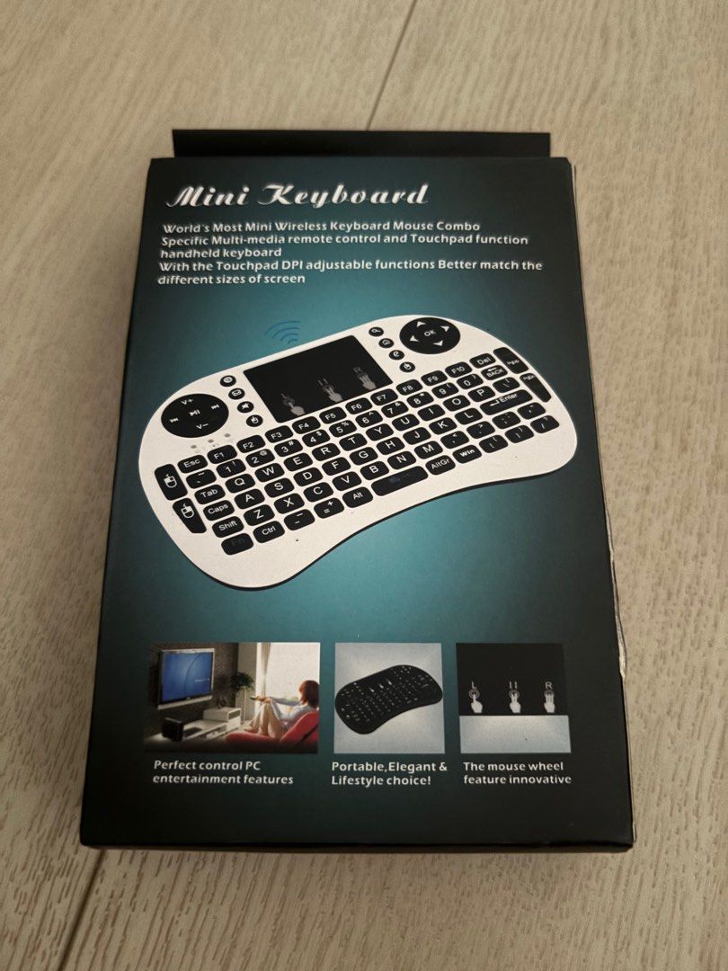 Mini wireless keyboard (Category: Other Accessories) located in Singapore. Submitted by bigsalesssss (Listing ID 1372136337, Image 1). Description: .