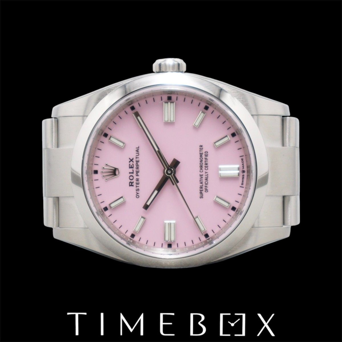 New May 2025 Rolex Oyster Perpetual Oyster 126000 Candy Pink Dial ...