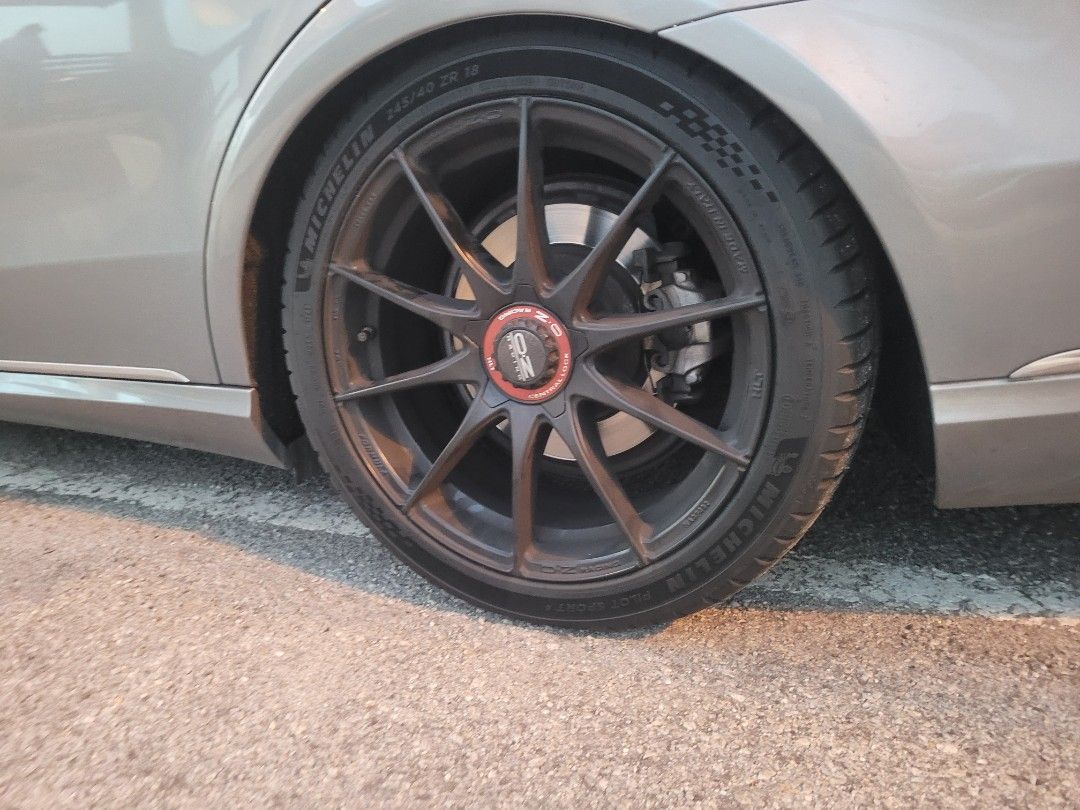 Used Original 18inch Oz rims, Car Accessories, Tyres & Rims on Carousell
