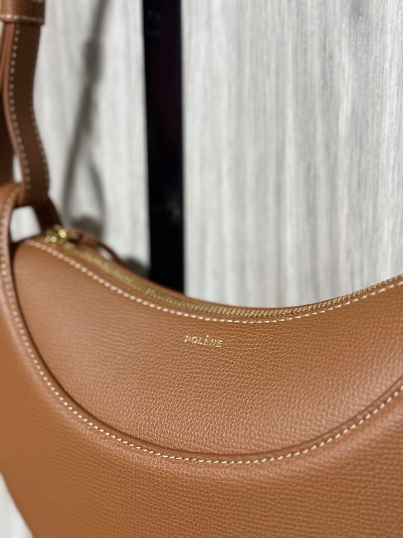 Polene Numero Dix (Category: Bags & Wallets) located in Singapore. Submitted by pleasefundmexoxo (Listing ID 1368183818, Image 3). Description: Numero Dix EDITION TEXTURED CAMEL Dimensions: 24 x 20 x 7.5 cm. Weight: 386 g Comes with two adjustable straps. A long strap (138cm) to wear the bag crossbody or over one shoulder, and a short strap (106cm) to wear it as a belt bag or baguette bag. Interior pocket..