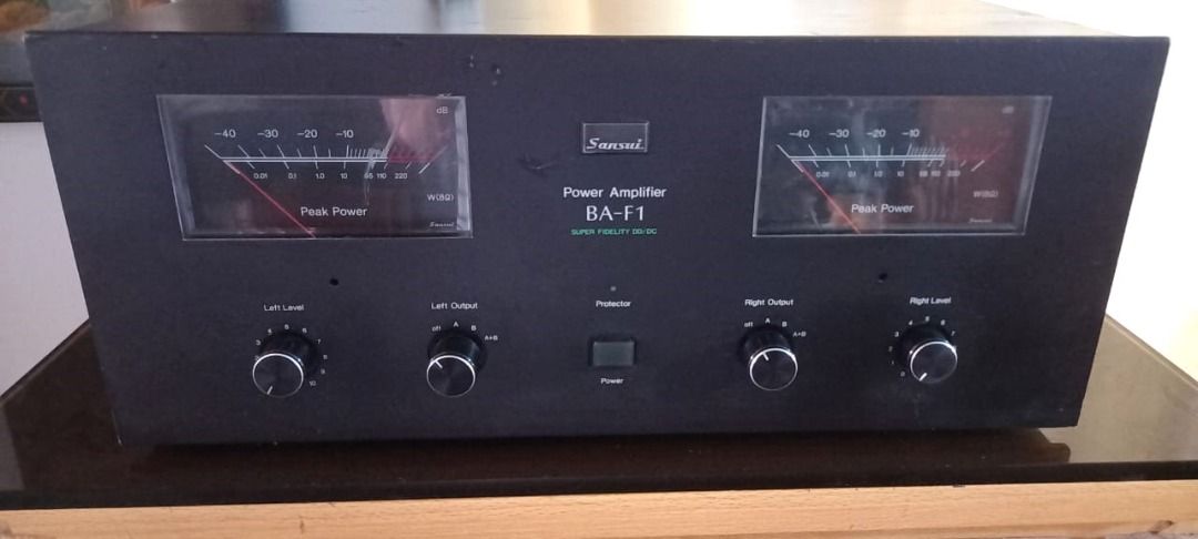 HOLD - Sansui BA-F1/CA-F1 Combo : Recapping (Category: Soundbars, Speakers & Amplifiers) located in Rizal. Submitted by san-of-sui (Listing ID 1372132939, Image 2). Description: Sansui BA-F1. Not Japan surplus, 220Volts, very clean, no hidden defects what so ever. All functions and lights work. Modified blue LED lights. For Pickup only so you can test. RFS : Unloading gears, not using. Based in abroad. Items is located in Antipolo City..