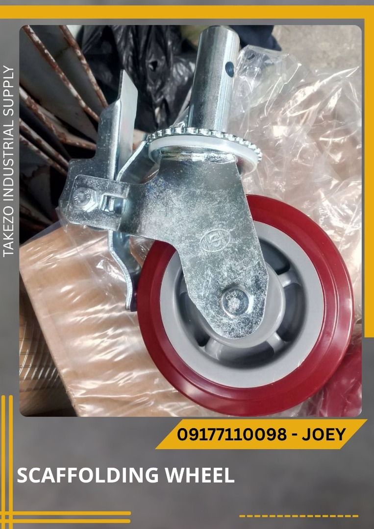 Scaffolding wheel (Category: Other Home Furniture) located in Manila. Submitted by joeyroque09 (Listing ID 1372107475, Image 1). Description: 0-9-1-7-7-1-1-0-0-9-8- .