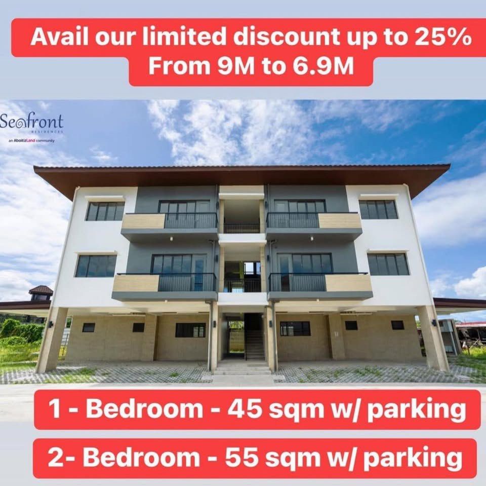 Seafront Residences house for sale (Category: House & Lot) located in Imus. Submitted by ivydgzmn (Listing ID 1372259491, Image 2). Description: READY FOR OCCUPANCY UNIT AVAILABLE 🏡 ON GOING PROMO UP TO 25% discount! BEST INVESTMENT IN 2025! 🎆 Location: Seafront Residences, Laiya Road San Juan Batangas INVEST NOW and Own a Beach property 🏖🏡 Seafront Residences, San Juan Batangas (Residential Beach Property) 🏖Lot only as low as 34,000 monthly
