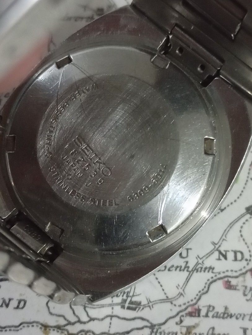 Seiko automatic 6309 (Category: Men's Watches) located in Las Pinas. Submitted by quick_deals_great_finds2 (Listing ID 1372229723, Image 3). Description: Original vintage automatic good working condition keeps time Fits wrist size 6.8 inches.