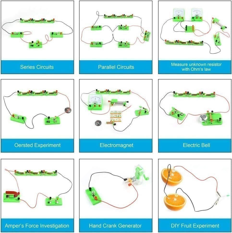 Sntieecr STEM Physics Electric Circuit Learning Starter Kit, Science ...