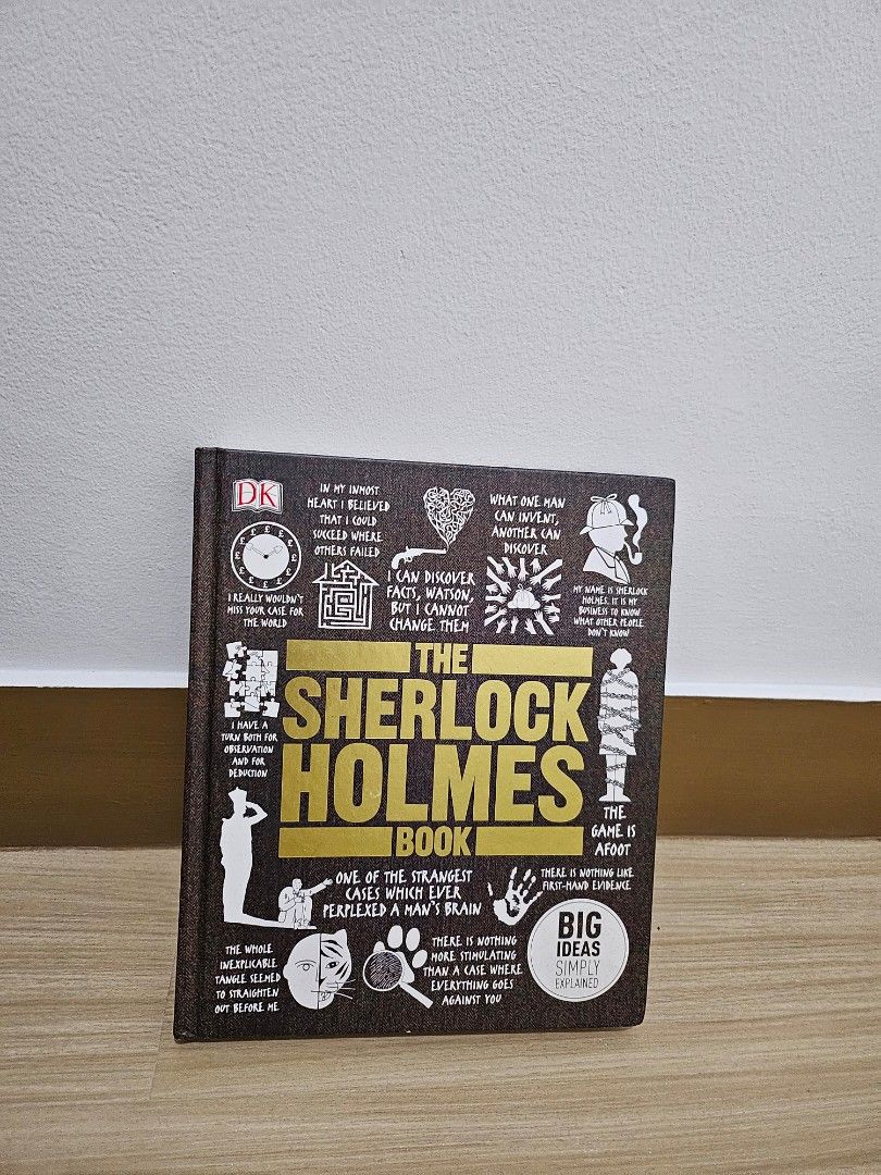 The Sherlock Holmes Book DK hardcover (Category: Storybooks) located in Quezon City. Submitted by 525marketplace (Listing ID 1372217235, Image 1). Description: pls check my about page first. this book is almost new. just scanned it and then stored na. hard cover so mejo mabigat po. message me if you want more photo.