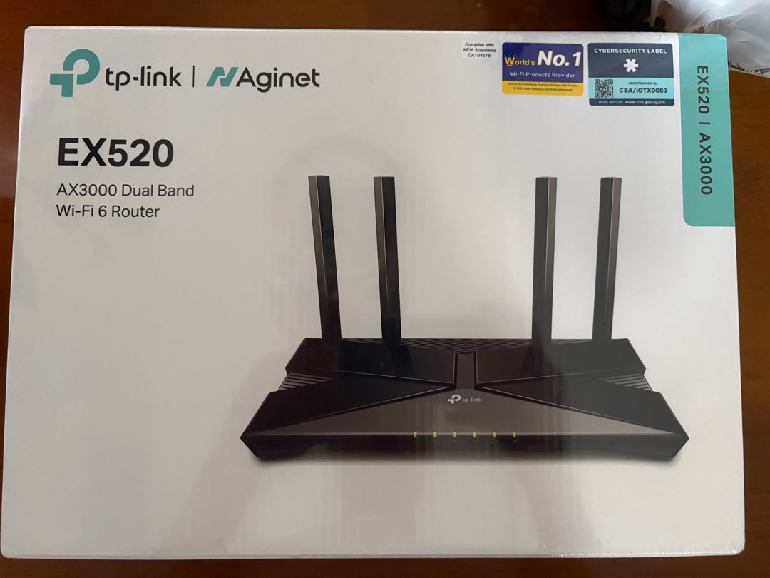 TP-link EX520 AX3000 Dual Band wi-fi 6 router, TV & Home Appliances ...