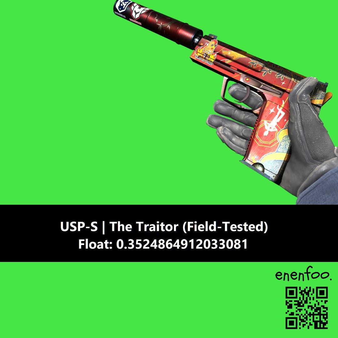 USP-S THE TRAITOR FT FIELD TESTED CS2 SKINS KNIFE ITEMS CSGO COUNTER ...