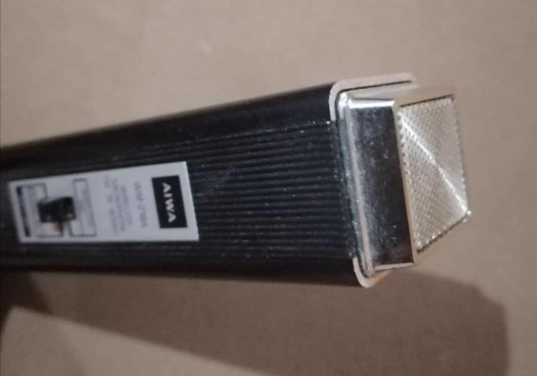 Vintage AIWA Wireless microphone (Category: Microphones) located in Quezon City. Submitted by goldencity1964 (Listing ID 1372247389, Image 2). Description: For audiophile collectors.. Vintage AIWA WIRELESS MICROPHONE MODEL WM 218A Operates on FM 70 - 90 MHZ Vintage device used for speech and broadcasting Untested... Wysiwyg... AS IS item For display only.