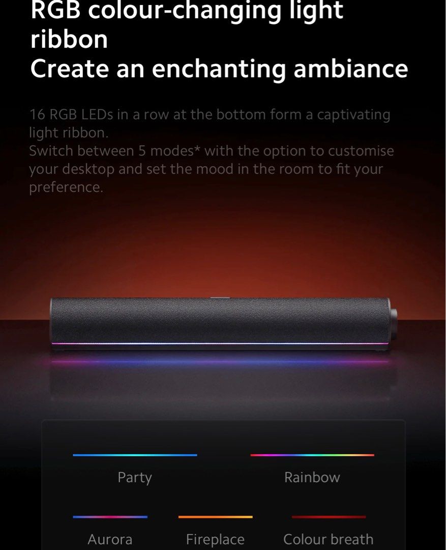 Xiaomi Desktop Speaker (Category: Soundbars, Speakers & Amplifiers) located in Singapore. Submitted by uhohspace (Listing ID 1372148140, Image 3). Description: ✅ 100% authentic Xiaomi — or full refund guaranteed ✅ Clear, rich stereo sound with deep bass ✅ Sleek minimalist design — perfect for desks, shelves, or bedside 📦 Brand new, sealed box 🚚 Free delivery (Estimated: 2 Weeks) 💬 DM to order or ask questions!.
