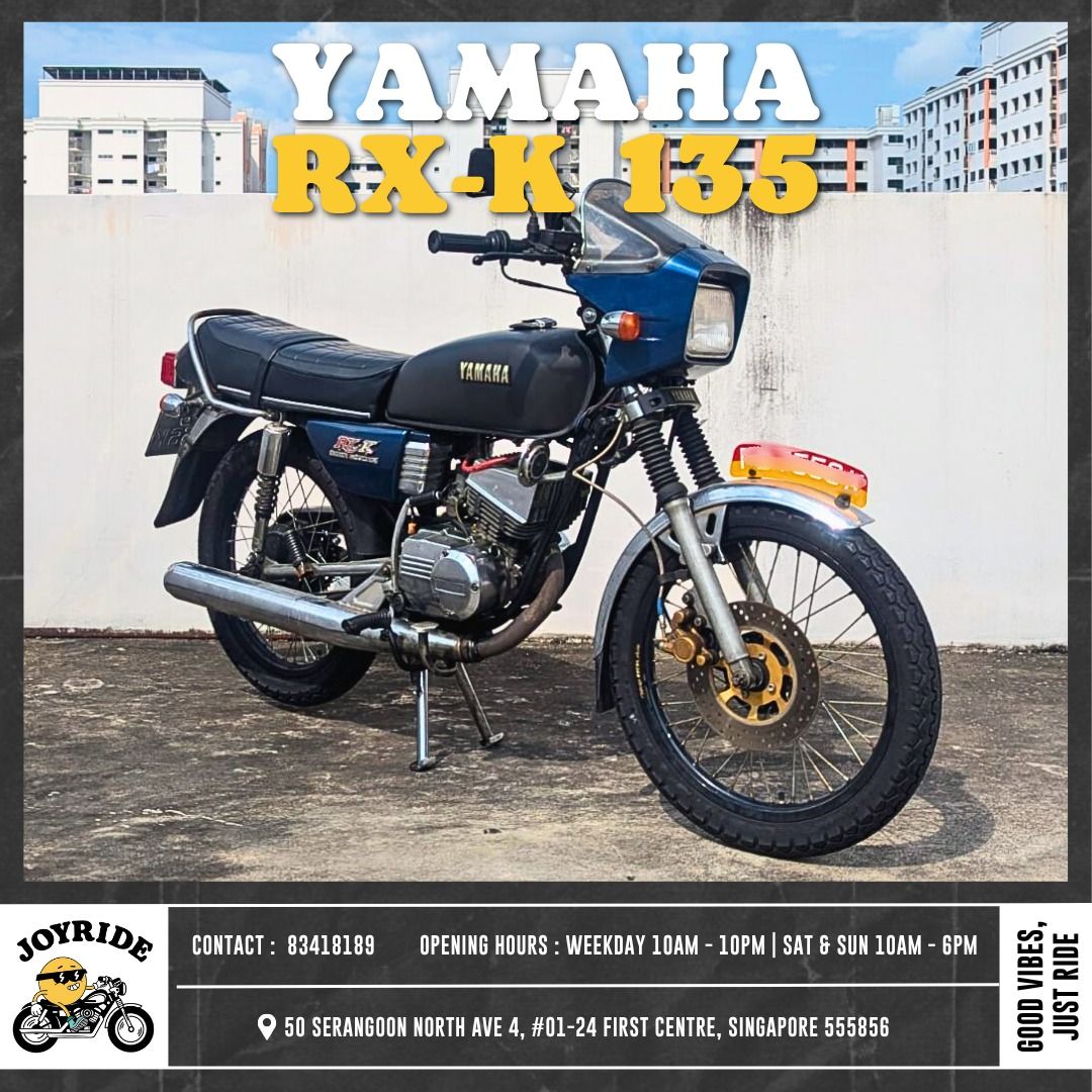 YAMAHA RX-K 135 CLASSIC PLATE, Motorcycles, Motorcycles for Sale, Class ...