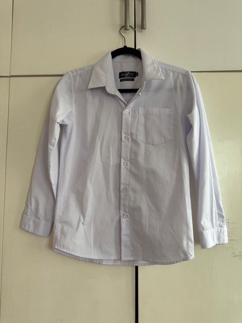 Zanetti White Long Sleeves for Boys (Category: Babies & Kids Fashion) located in San Jose del Monte. Submitted by mishfcr (Listing ID 1372152456, Image 1). Description: Zanetti White Long Sleeve for Boys Size 16 Selling for P250 only Used once for First Communion RFS: Does not fit anymore MOP: Metrobank, Gcash, or Landbank.