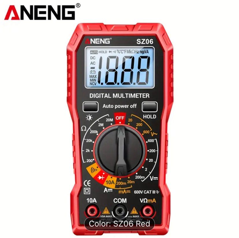 ANENG SZ06 2000 Count Smart Digital Multimeter AC/DC Voltage Meter DC Current Ohm Tester Electric Tools Measuring Device (Category: Construction Tools & Equipment) located in Cabuyao City. Submitted by nicoleecloset (Listing ID 1367104813, Image 3). Description: ANENG SZ06 2000 Count Smart Digital Multimeter AC/DC Voltage Meter DC Current Ohm Tester Electric Tools Measuring Device.