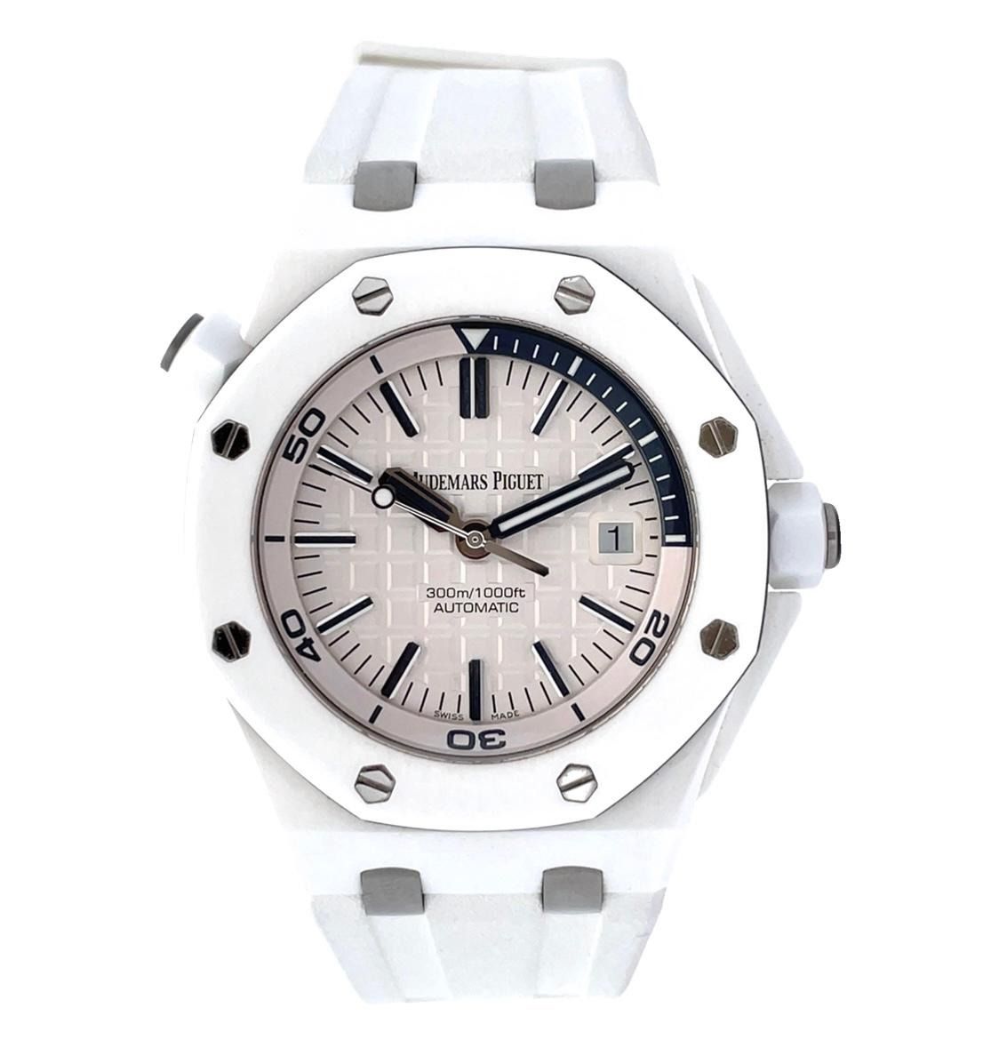 Audemars Piguet Royal Oak Offshore Diver White Ceramic, Luxury, Watches ...