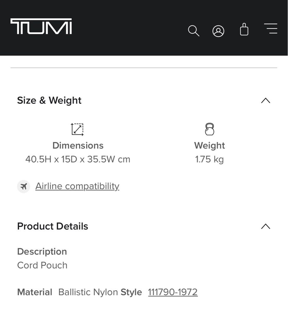 BN Tumi Parrish Backpack (Category: Backpacks) located in Cebu City. Submitted by edler_7681 (Listing ID 1367276910, Image 2). Description: Brand new with tags Tumi Parrish Backpack 95% Ballistic nylon and 5% leather Dimensions- 16inches x 14 inches x 6 inches Fits a 15 inch laptop - Bought in the US - Payment via BPI money transfer - Price includes shipping fee already via LBC - Guaranteed original/ authentic - Negotiable .