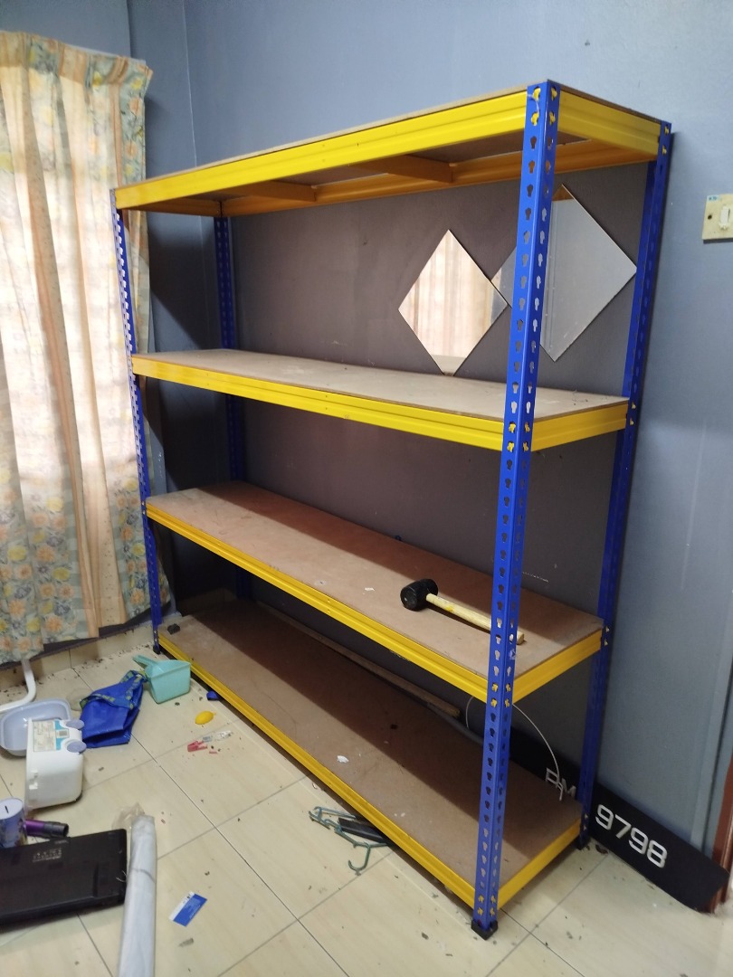 Boltless rack 6ft x 6ft x 1.5ft, Furniture & Home Living, Furniture ...