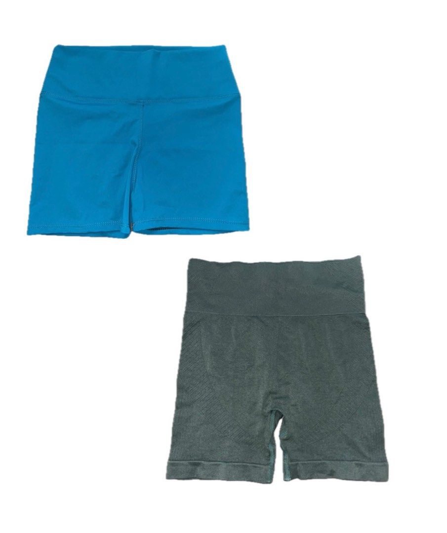 BUNDLE OF 2! Gym Shorts (Category: Activewear) located in Pasay City. Submitted by declutternoob06 (Listing ID 1367159491, Image 1). Description: fits small.