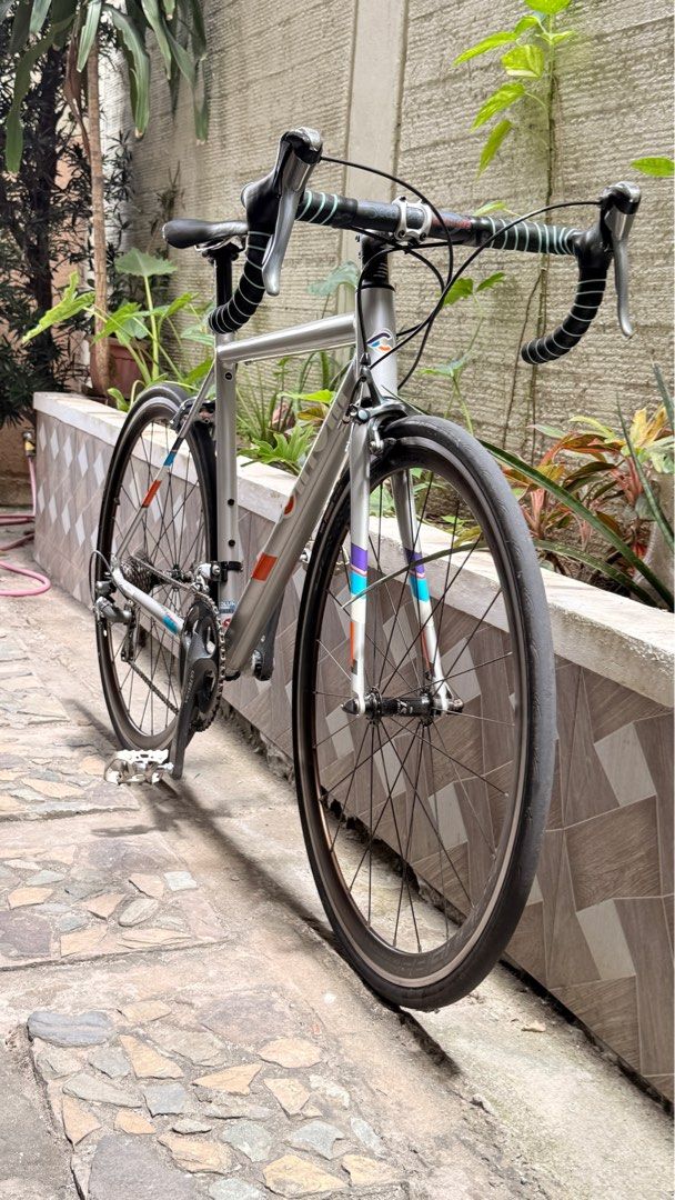 Cinelli bike (Category: Bicycles) located in Quezon City. Submitted by bryanchristianalarcon (Listing ID 1367126355, Image 2). Description: Cinelli Ultegra crank Tiagra groupset.