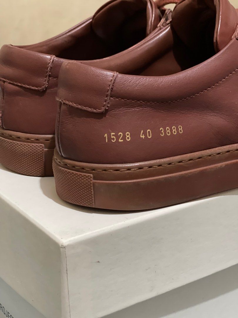 Common Projects Achilles Brick (Category: Sneakers) located in Makati City. Submitted by legitxpreloved (Listing ID 1367259790, Image 3). Description: With box Orig.