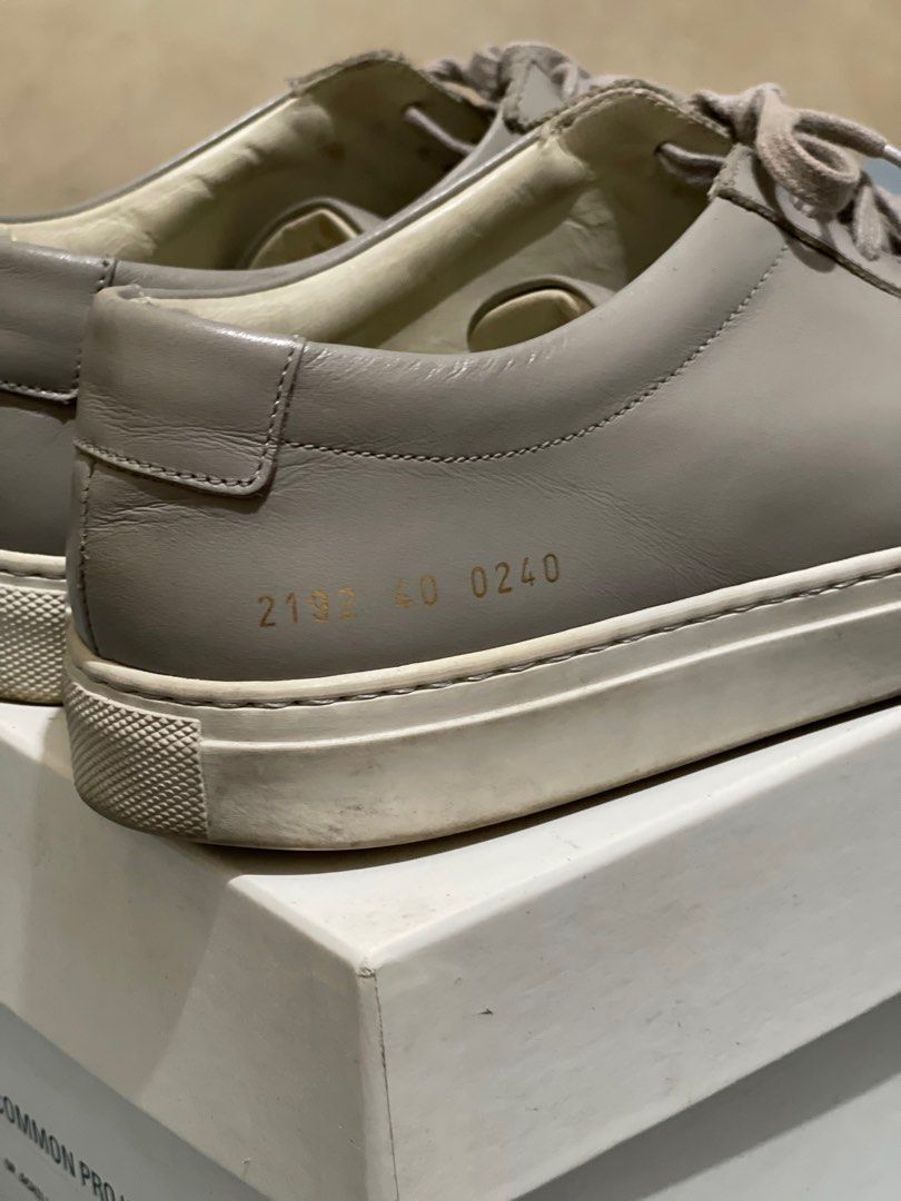 Common Projects Achilles Taupe (Category: Sneakers) located in Makati City. Submitted by legitxpreloved (Listing ID 1367260054, Image 3). Description: With box Orig.