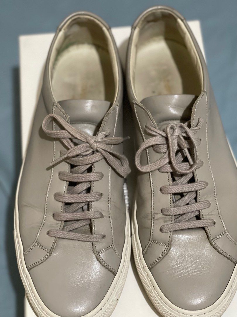 Common Projects Achilles Taupe (Category: Sneakers) located in Makati City. Submitted by legitxpreloved (Listing ID 1367260054, Image 2). Description: With box Orig.