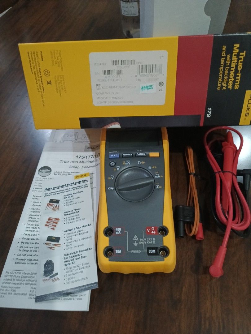 Fluke True-rms Multimeter 179 (Category: Construction Tools & Equipment) located in Meycauayan. Submitted by fernamd (Listing ID 1367184193, Image 3). Description: Brand New. Opened for checking but never used..