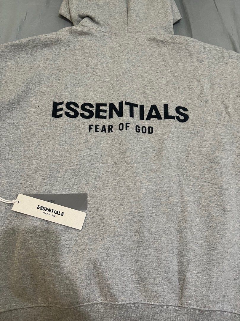 FOG Essentials Dark Oatmeal Hoodie (Category: Coats, Jackets and Outerwear) located in Cebu City. Submitted by lancemendo30465 (Listing ID 1367162656, Image 3). Description: Brand New with zip pouch and hang tags (never been used) Size XS (fits M-L) Selling for 5k (Bought it for 11k+) RUSH! LC all you want!.