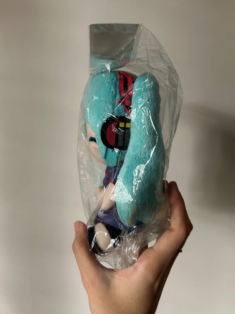 Hatsune Miku Plush (Category: Plushies & Soft Toys) located in Mandaluyong City. Submitted by atsumooshi (Listing ID 1367142644, Image 3). Description: Rfs: Decluttering! Bought from an anime convention here in Manila in 2021! Looking for a new home for my Hatsune Miku plushie -Only used as a display in my room, never took it out of this plastic -Buyer shoulders shipping fee (j&t).