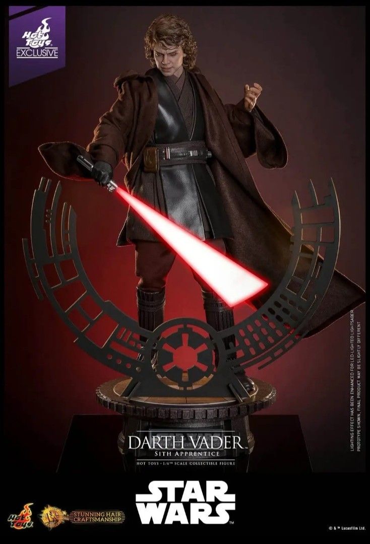 HOT TOYS Anakin Skywalker dark side (Artisan Version) (Category: Figurines & Statues) located in Batangas. Submitted by trzadnse (Listing ID 1367175967, Image 3). Description: Hot Toys For Sale Anakin Skywalker Sith Apprentice (DX47AE)Darkside With brown box 50K Payment method: BPI Shipping via LBC.