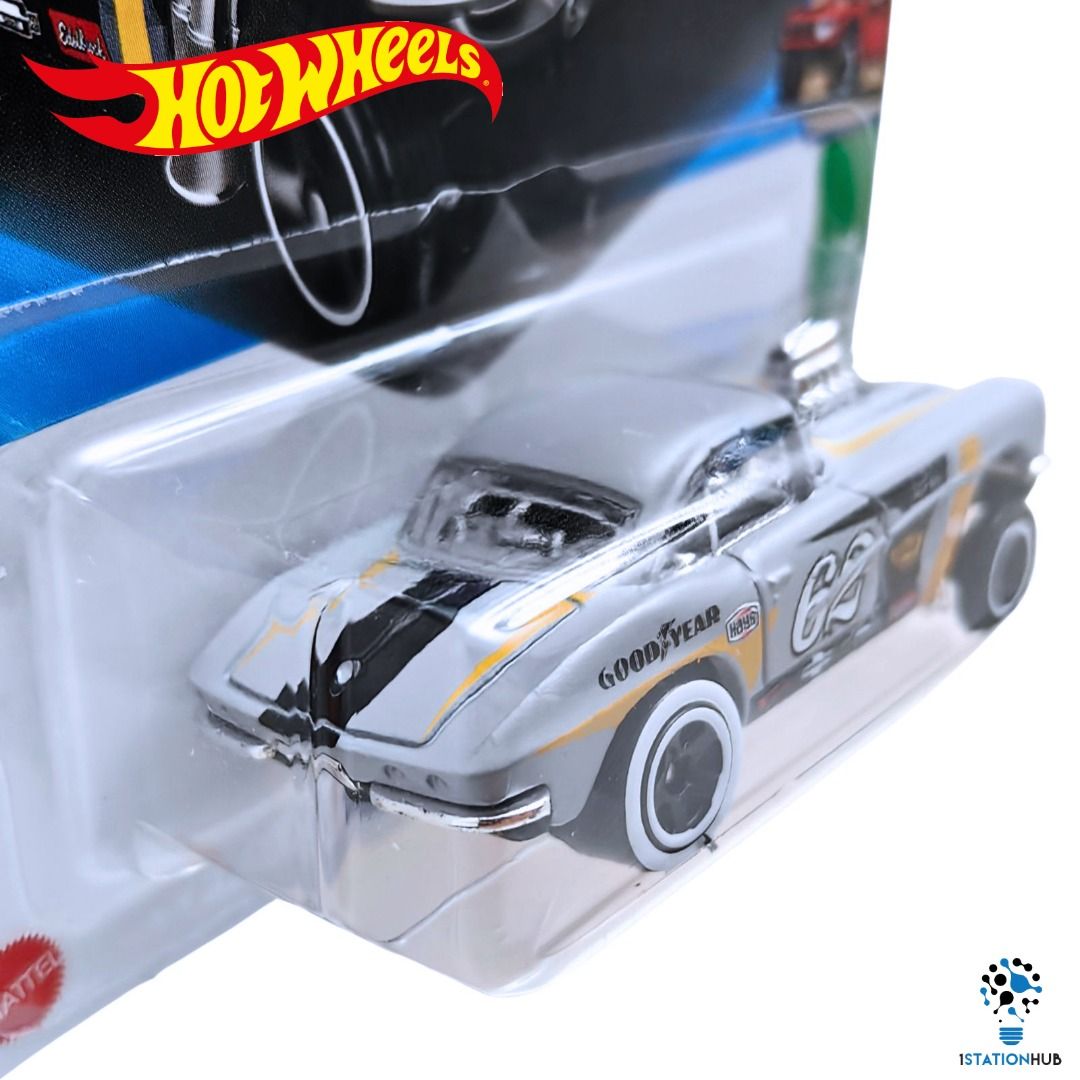 Hot Wheels HW REVERSE RAKE '62 Corvette Gasser Car | Hotwheels Mattel ...