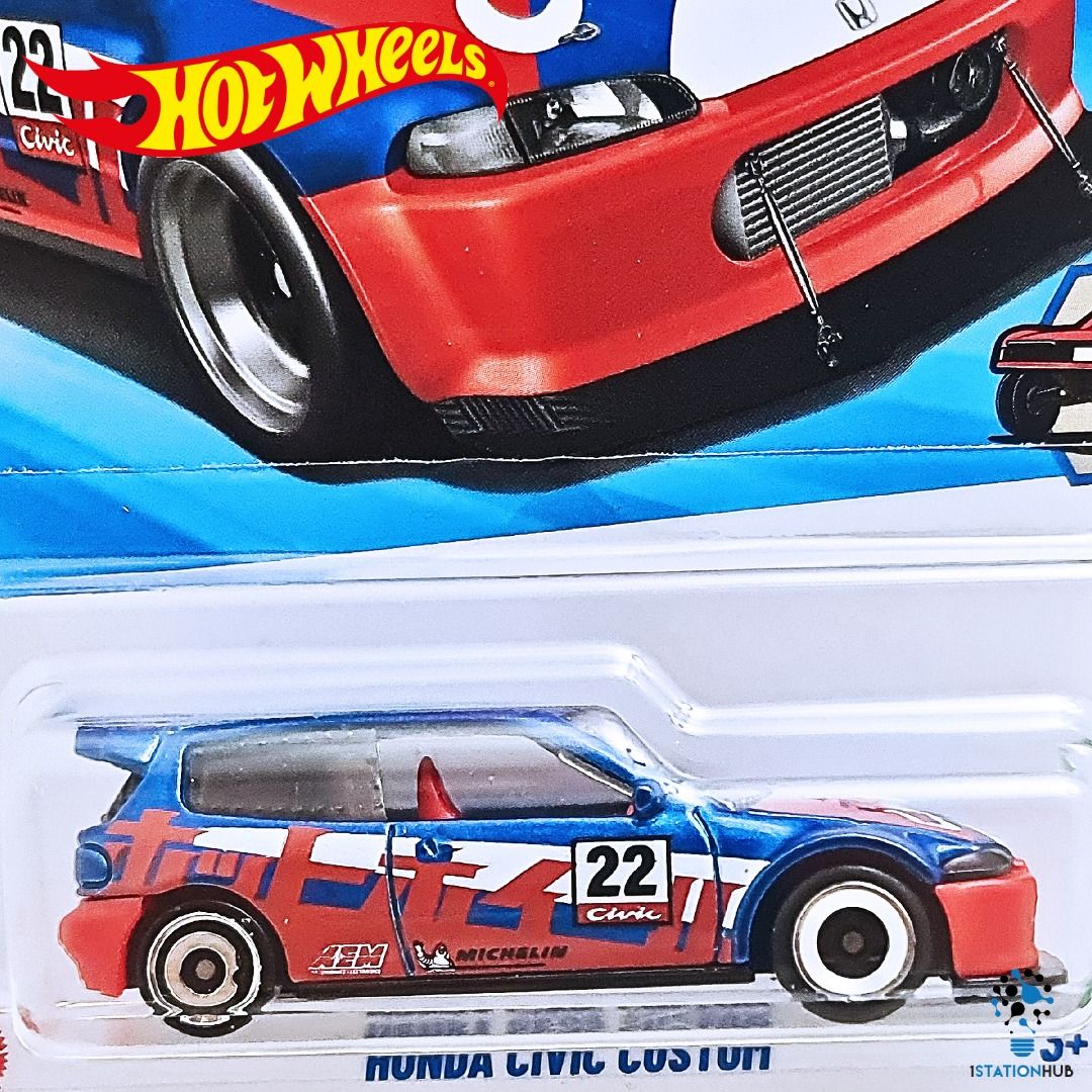 Hot Wheels HW REVERSE RAKE Honda Civic Custom Car | Hotwheels Mattel ...