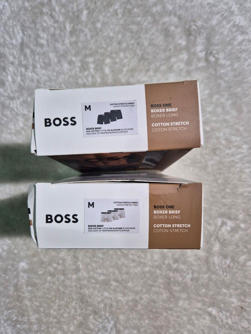 HUGO BOSS ONE BOXER BRIEF 3PCS/PACK MEDIUM 30-32 (Category: Underwear) located in Legazpi City. Submitted by albay.hype.shop (Listing ID 1367206700, Image 3). Description: HUGO BOSS ONE BOXER BRIEF 3PCS/PACK 1,800 ONLY! SIZE: MEDIUM 30-32 WAIST BRANDNEW LEGIT BELOW SRP.