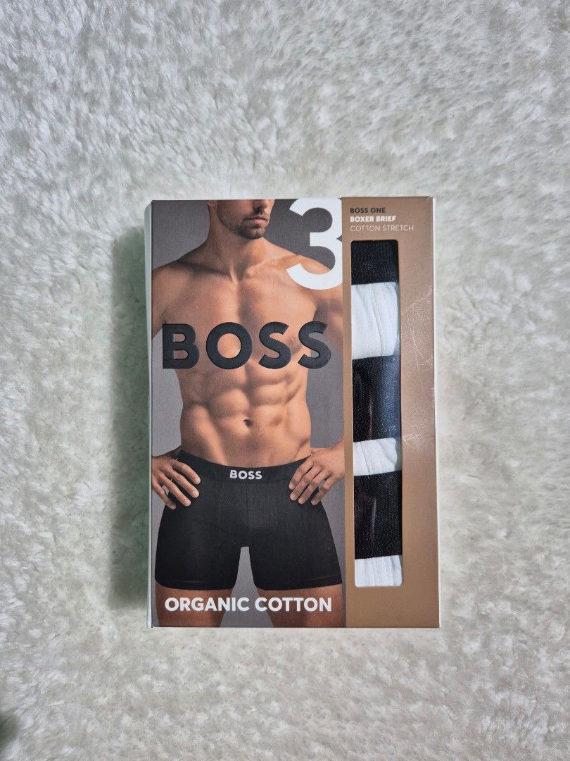 HUGO BOSS ONE BOXER BRIEF 3PCS/PACK MEDIUM 30-32 (Category: Underwear) located in Legazpi City. Submitted by albay.hype.shop (Listing ID 1367206700, Image 1). Description: HUGO BOSS ONE BOXER BRIEF 3PCS/PACK 1,800 ONLY! SIZE: MEDIUM 30-32 WAIST BRANDNEW LEGIT BELOW SRP.
