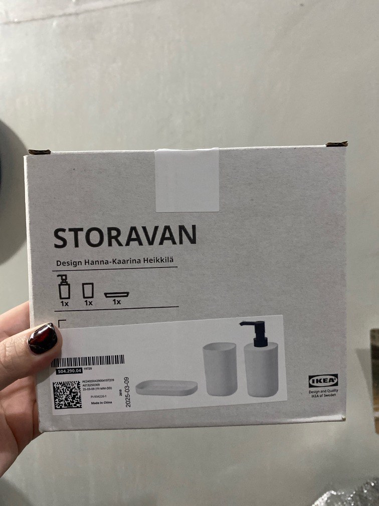Storavan Ikea Storavan 3 Piece Bathroom Set, Babies & Kids, Bathing & Changing ...