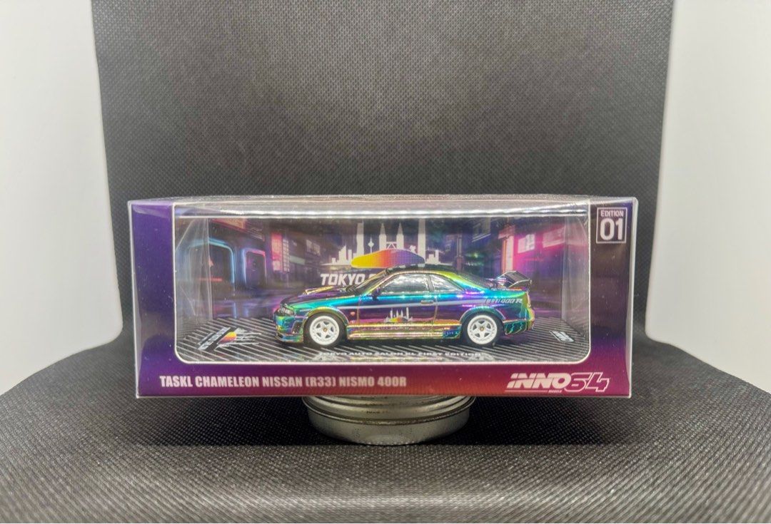 Taskl Inno64 INNO64 1/64 TASKL CHAMELEON NISSAN (R33) NISMO 400R TASKL (CERTIFICATE ...