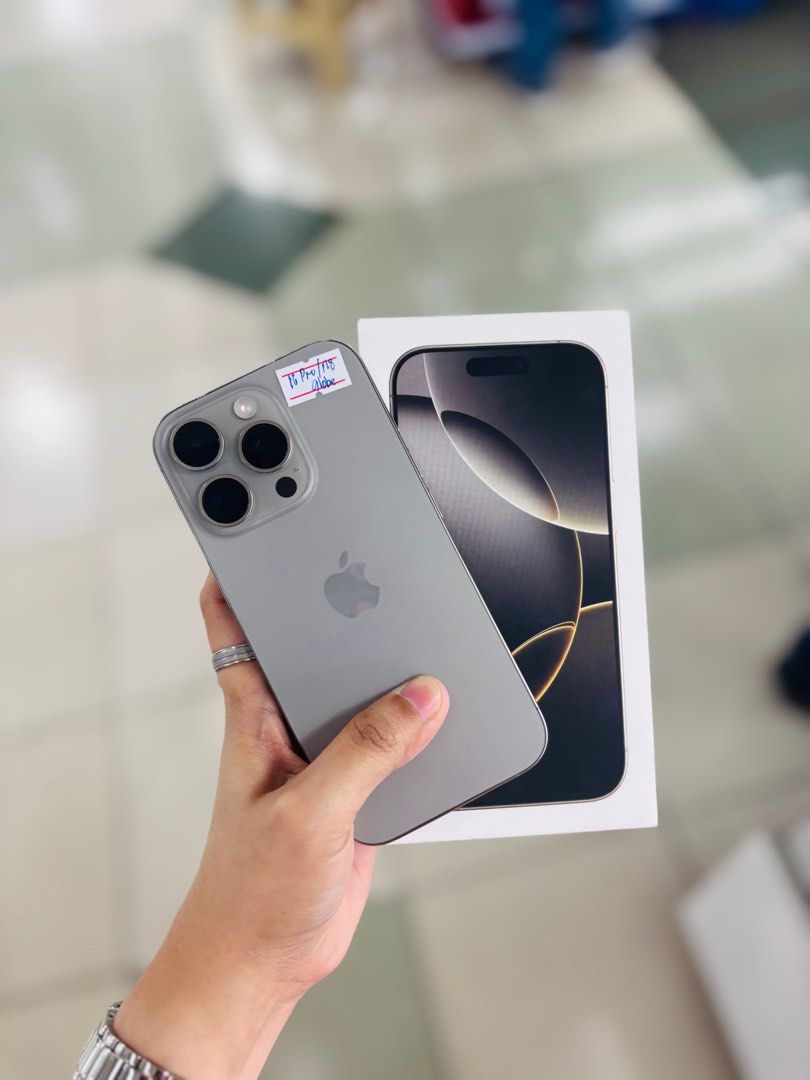 IPhone 16 Pro 128GB Globelocked no issues 100Bh NTC approver (Category: iPhone 16 Series) located in San Juan City. Submitted by najihahtelecomshop2018 (Listing ID 1367197981, Image 1). Description: Legit Store | Original unit FOR SALE | TRADE / SWAP ▫️INSTALLMENT thru: 🔸Credit Card (straight / installment) 🔸Ggives / Gcredit + 6% interest 🔸Spay Later + 6% interest (RFS: Buy and Sell any kinds of Gadgets) Description: iPhone 16 Pro 128GB ( othe