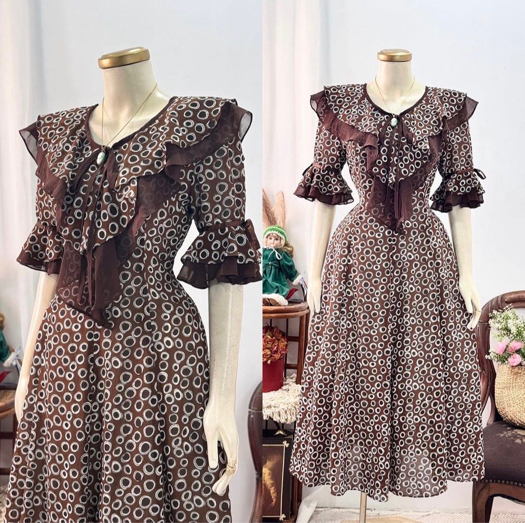 Maxi church dress (Category: Dresses) located in Quezon City. Submitted by tomiteepee (Listing ID 1367241930, Image 1). Description: Premium feels Super nice Small to medium Bust 34-36 Waist 28-31 Length 47.